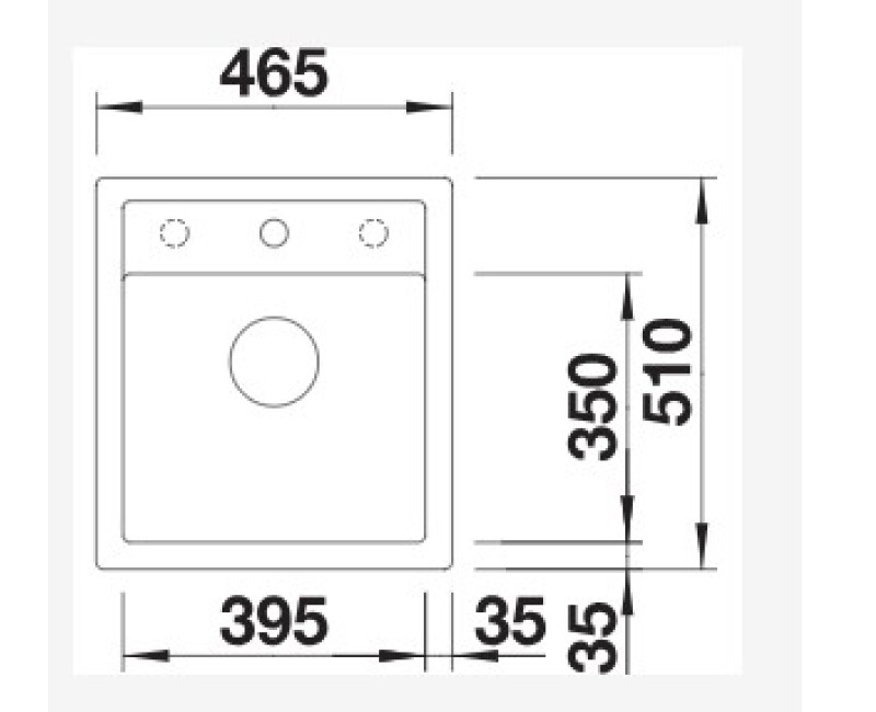 Кухонная мойка BLANCO DALAGO 45 SILG PDUR Rock gray M.AF SILGRANIT™ 518846