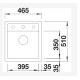 Virtuves izlietne BLANCO DALAGO 45 SILG PDUR Rock grey M.AF SILGRANIT™ 518846