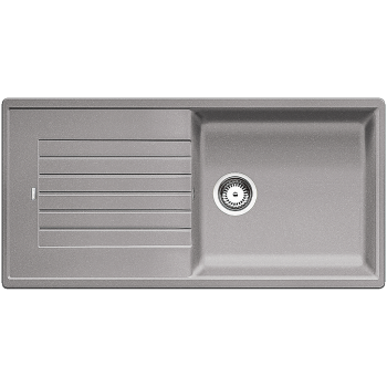 Кухонная мойка BLANCOZIA XL 6 S SILG PDUR Alu metallic O.AF SILGRANIT™, PuraDur™, Aluminum metallic 517569