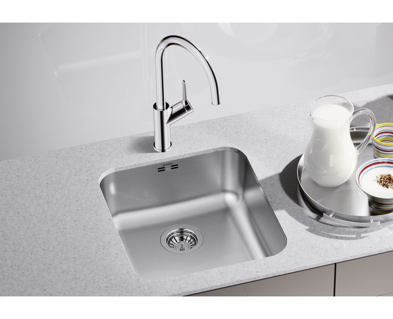 Кухонная мойка BLANCO SUPRA 500-U BRUSHED O.AF Нержавеющая сталь 518205