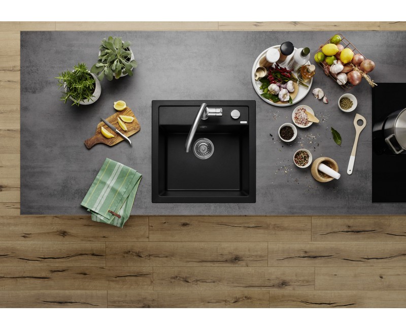 Кухонная мойка BLANCO DALAGO 5 SILG PDUR Black M.AF Black, SILGRANIT™ 525871