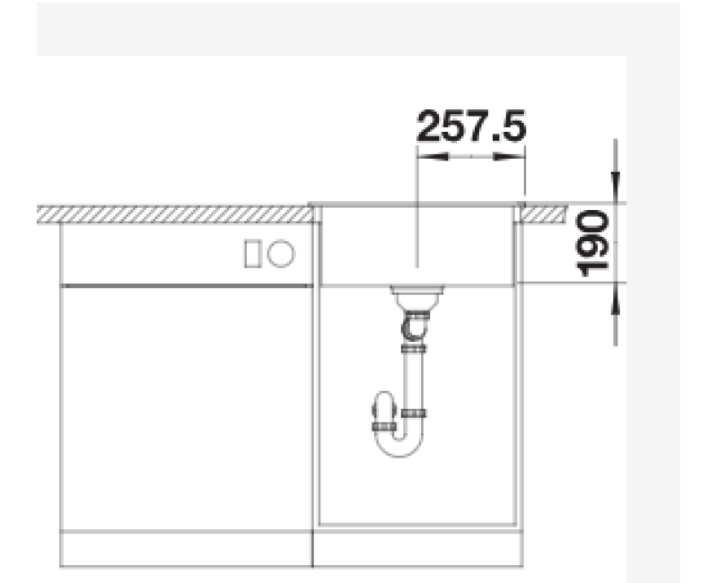 Кухонная мойка BLANCO DALAGO 5 SILG PDUR Black M.AF Black, SILGRANIT™ 525871
