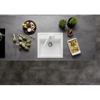 Virtuves Izlietne BLANCO DALAGO 5 SILG PDUR White M.AF SILGRANIT™, PuraDur™, Balta 518524
