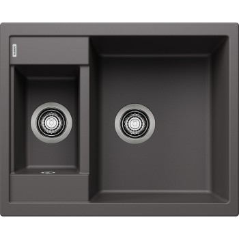 Virtuves Izlietne BLANCO METRA 6 SILG PDUR Rock grey O.ZUB O.AF SILGRANIT™, PuraDur™, Akmeņu pelēka 518875