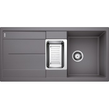 Кухонная мойка BLANCO METRA 6 S SILG PDUR Rock grey M.ZUB M.AF SILGRANIT™, PuraDur™, Stone grey 518877