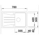 Virtuves izlietne BLANCO SONA 45 S SILG PDUR Coffee O.AF SILGRANIT™ 519670