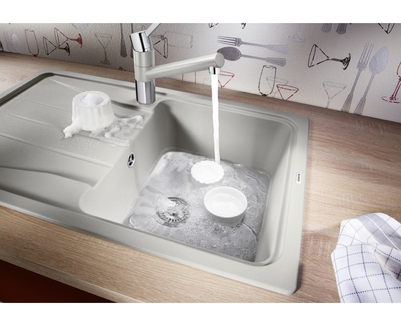 Кухонная мойка BLANCO SONA 45 S SILG PDUR White O.AF SILGRANIT™ 519665