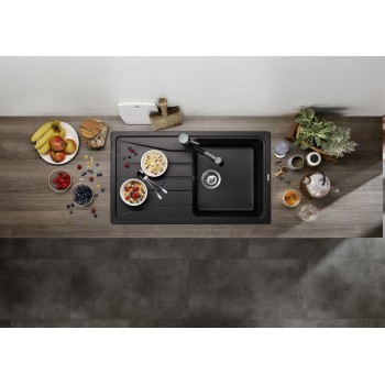 Кухонная мойка BLANCO SONA 5 S SILG PDUR Антрацит O.AF SILGRANIT™, PuraDur™, Антрацит 519671