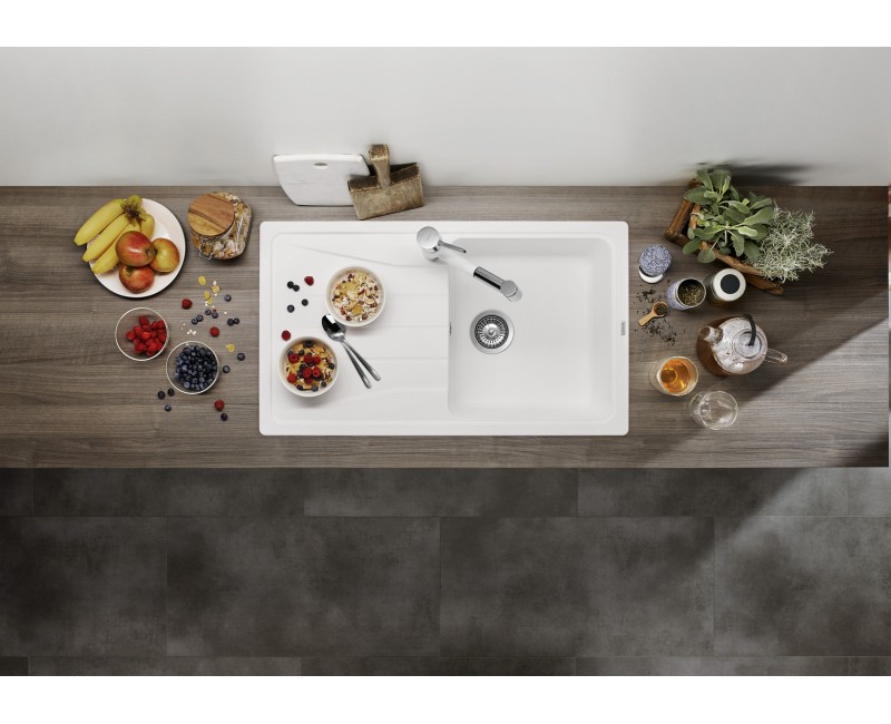 Кухонная мойка BLANCO SONA 5 S SILG PDUR White O.AF SILGRANIT™, PuraDur™, White 519674