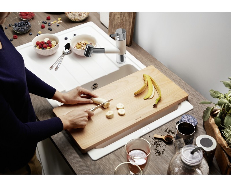 Кухонная мойка BLANCO SONA 5 S SILG PDUR White O.AF SILGRANIT™, PuraDur™, White 519674