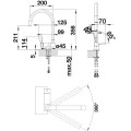 Кухонный смеситель BLANCO CORESSA-F RE Chrome HD 521543