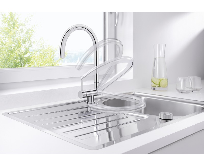 Кухонный смеситель BLANCO CORESSA-F LI Chrome HD 521544