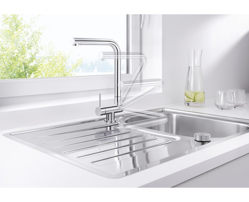 Virtuves maisītājs BLANCO LARESSA-F LI Hromēts HD 521546