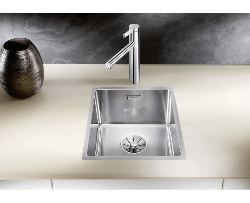 Кухонная мойка BLANCO CLARON 340-IF InFino O.AF из нержавеющей стали, глянцевая сатинировка 521570