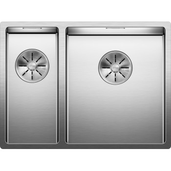 Virtuves Izlietne BLANCO CLARON 340/180-IF RE InFino O.AF Nerūsējošais tērauds, Satīna spīdīga 521608