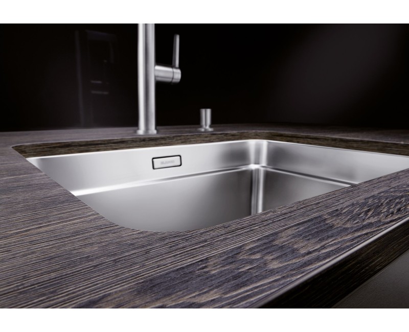 Кухонная мойка BLANCO ETAGON 500-U SATIN InFino O.AF Нержавеющая сталь, глянцевый сатин 521841