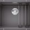 Virtuves Izlietne BLANCO ETAGON 500-U SILG PDUR Rock grey M.ZUB InFino O.AF SILGRANIT™, PuraDur™, Akmeņu pelēka 522228