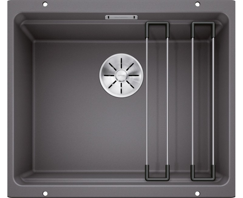 Virtuves Izlietne BLANCO ETAGON 500-U SILG PDUR Rock grey M.ZUB InFino O.AF SILGRANIT™, PuraDur™, Akmeņu pelēka 522228