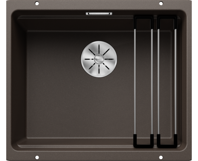 Virtuves Izlietne BLANCO ETAGON 500-U SILG PDUR Coffee M.ZUB InFino O.AF SILGRANIT™, PuraDur™, Kafijas 522236