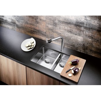 Virtuves Izlietne BLANCO ANDANO 340/180-U SATIN LI InFino O.AF Nerūsējošais tērauds, Satīna spīdīga 522979