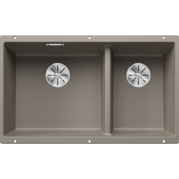 Кухонная мойка BLANCO SUBLINE 430/270-U SILG PDUR Tartufo InFino O.AF SILGRANIT™, PuraDur™, Tartufo 523158