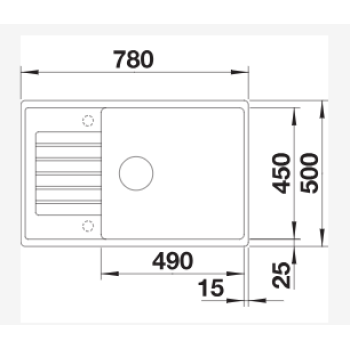 Virtuves Izlietne BLANCO ZIA XL 6 S SILG Compact Soft white O.AF  SILGRANIT™, PuraDur™, Silti balts 527214