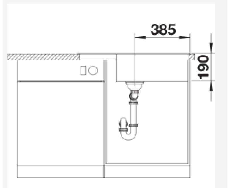 Virtuves Izlietne BLANCO ZIA XL 6 S SILG Compact Soft white O.AF  SILGRANIT™, PuraDur™, Silti balts 527214