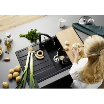 Virtuves Izlietne BLANCO LEGRA XL 6 S SILG Anthracite O.ZUB O.AF  SILGRANIT™, Antracīta 523326