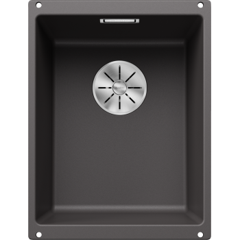 Кухонная мойка BLANCO SUBLINE 320-U SILG PDUR Rock grey InFino O.AF SILGRANIT™, PuraDur™, Stone grey 523407