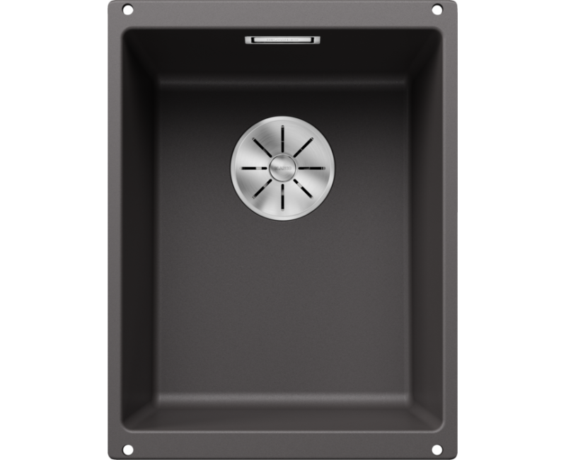 Кухонная мойка BLANCO SUBLINE 320-U SILG PDUR Rock grey InFino O.AF SILGRANIT™, PuraDur™, Stone grey 523407