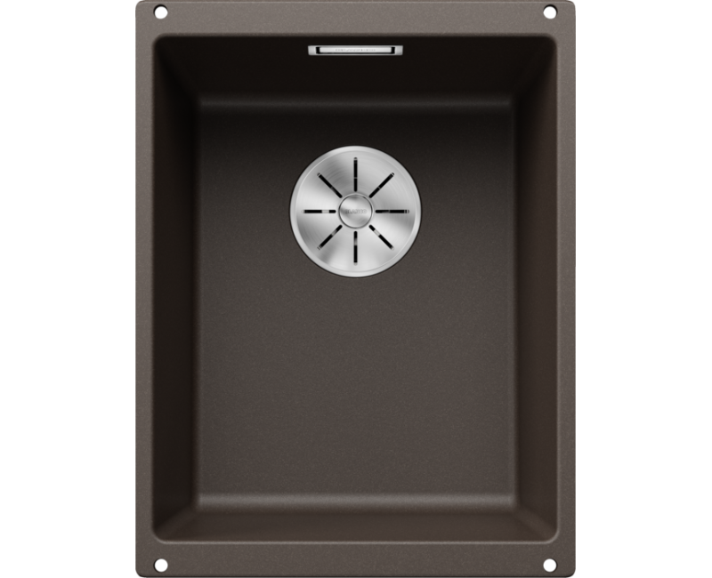 Кухонная мойка BLANCO SUBLINE 320-U SILG PDUR Coffee InFino O.AF SILGRANIT™, PuraDur™, Coffee 523415