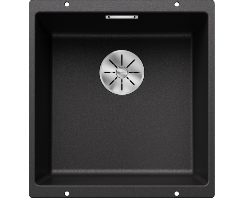 Virtuves Izlietne BLANCO SUBLINE 400-U SILG PDUR Anthracite InFino O.AF SILGRANIT™, PuraDur™, Antracīta 523422