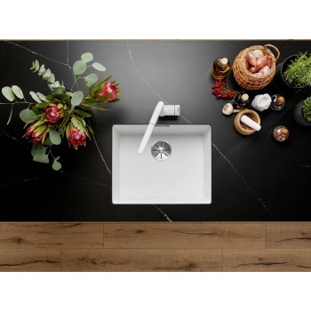 Кухонная мойка BLANCO SUBLINE 500-U SILG PDUR White InFino O.AF SILGRANIT™, PuraDur™, White 523436
