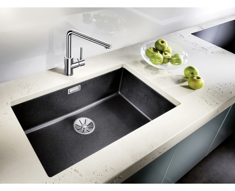Кухонная мойка BLANCO SUBLINE 700-U SILG PDUR Anthracite InFino O.AF SILGRANIT™, PuraDur™, Anthracite 523442