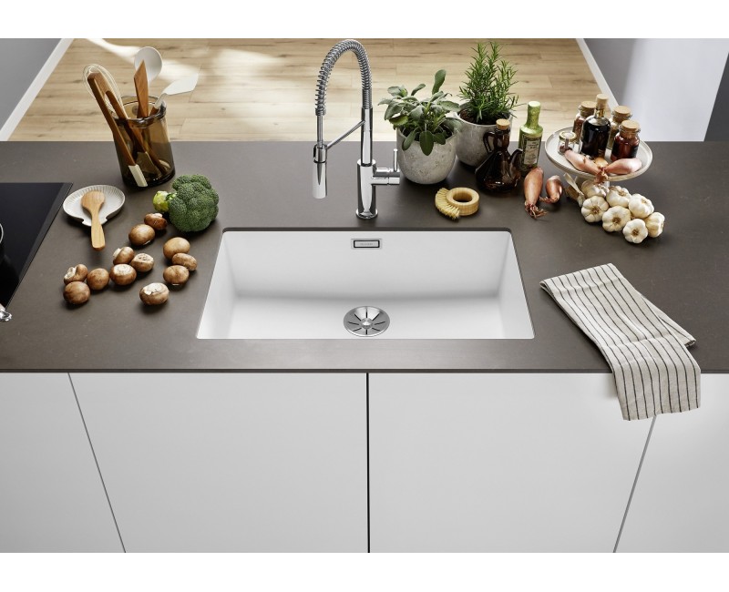 Кухонная мойка BLANCO SUBLINE 700-U SILG PDUR White InFino O.AF SILGRANIT™, PuraDur™, White 523446