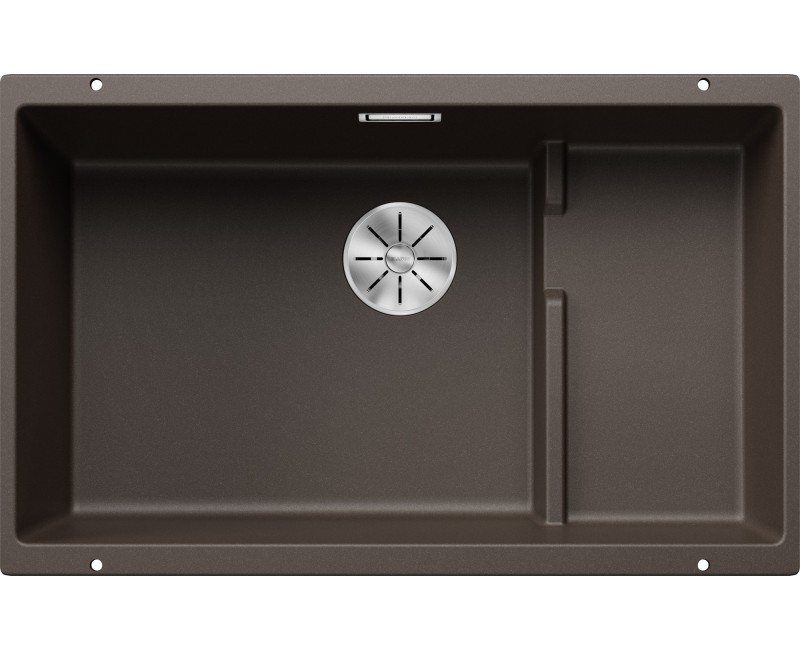 Кухонная мойка BLANCO SUBLINE 700-U Level SILG PDUR Coffee M.ZUB InFino O.AF SILGRANIT™, PuraDur™, Coffee 523461