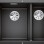 Кухонная мойка BLANCO SUBLINE 340/160-U LI SILG PDUR Антрацит InFino O.AF SILGRANIT™, PuraDur™, Антрацит 523548