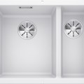 Кухонная мойка BLANCO SUBLINE 340/160-U LI SILG PDUR White InFino O.AF SILGRANIT™, PuraDur™, Белый 523552