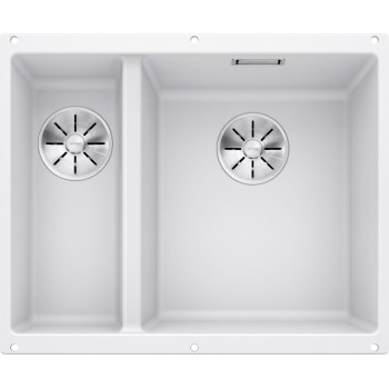 Кухонная мойка BLANCOSUBLINE 340/160-U RE SILG PDUR White InFino O.AF SILGRANIT™, PuraDur™, White 523562