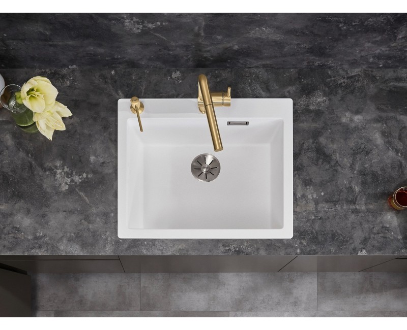 Virtuves Izlietne BLANCO Pleon 6 SILG White InFino M.AF SILGRANIT™, Balta 523690