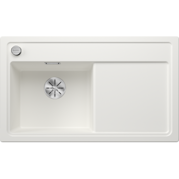 Кухонная мойка BLANCO ZENAR 45 S SILG LI PDUR White O.ZUB InFino M.AF SILGRANIT™, PuraDur™, Белый 523854
