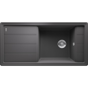 Virtuves Izlietne BLANCO FARON XL 6 S SILG PDUR Rock grey O.ZUB O.AF SILGRANIT™, PuraDur™, Akmeņu pelēka 524804