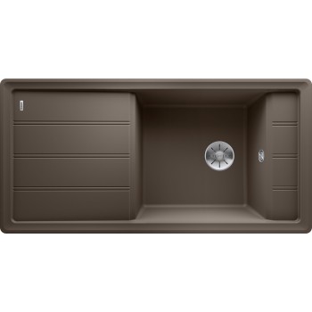 Virtuves Izlietne BLANCO FARON XL 6 S SILG PDUR Coffee O.ZUB O.AF SILGRANIT™, PuraDur™, Kafijas 524812