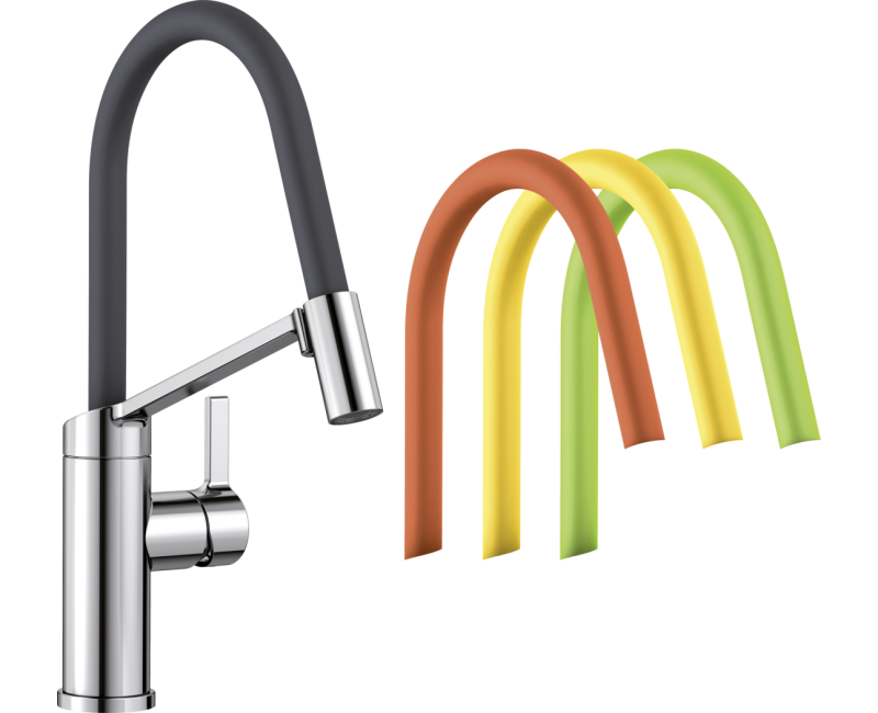 Virtuves maisītājs BLANCO VIU-S Hromēts HD Lava grey/Green/Orange/Yellow 524813