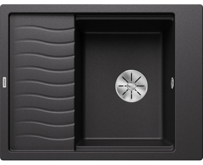 Virtuves Izlietne BLANCO ELON 45 S PDUR Anthracite InFino O.AF SILGRANIT™, PuraDur™, Antracīta 524824