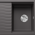 Кухонная мойка BLANCO ELON 45 S PDUR Rock grey InFino O.AF SILGRANIT™, PuraDur™, Stone grey 524825