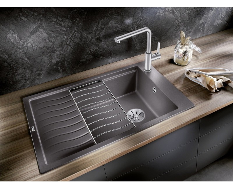 Кухонная мойка BLANCO ELON XL 6 S SILG PDUR Black InFino O.AF Black, SILGRANIT™ 525883