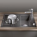 Кухонная мойка BLANCO ELON XL 6 S SILG PDUR Black InFino O.AF Black, SILGRANIT™ 525883