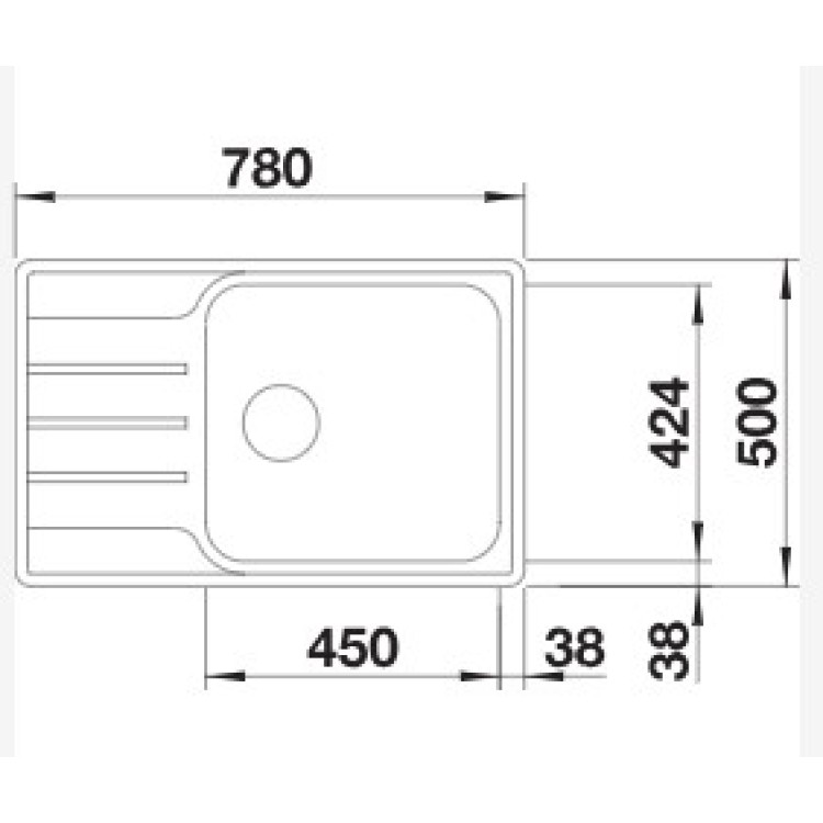 Virtuves izlietne BLANCO LEMIS XL 6S-IF Compact O.AF Nerūsējošā tērauda 525111 Virtuves izlietne BLANCO LEMIS XL 6S-IF Compact O.AF Nerūsējošā tērauda 525111