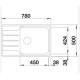 Virtuves izlietne BLANCO LEMIS XL 6S-IF Compact O.AF Nerūsējošā tērauda 525111 Virtuves izlietne BLANCO LEMIS XL 6S-IF Compact O.AF Nerūsējošā tērauda 525111